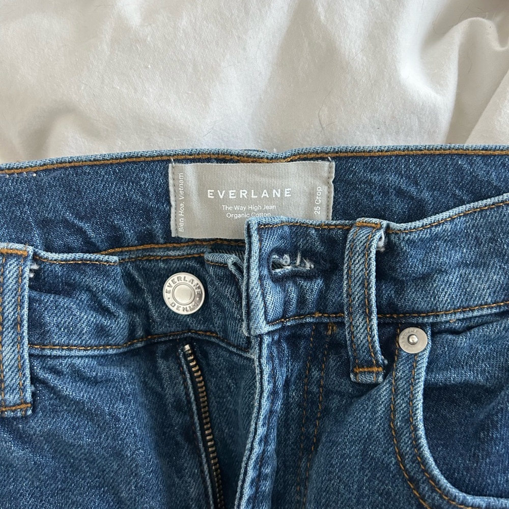 Everlane way high jean - size 25 crop